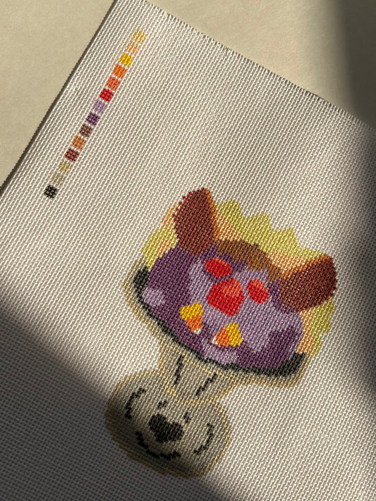 Halloween Monster Ice Cream Canvas