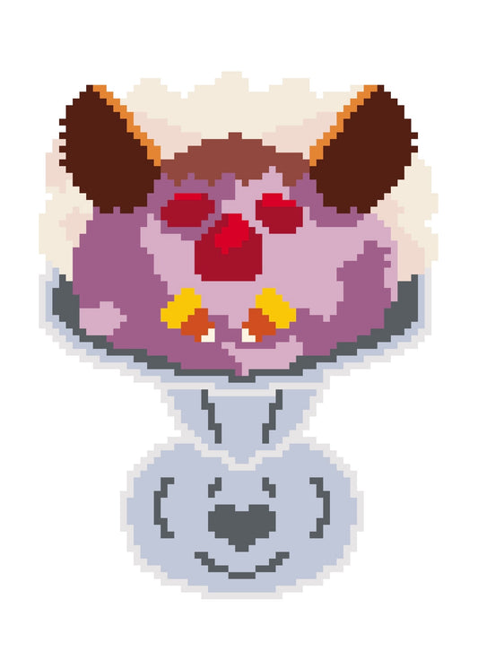 Halloween Monster Ice Cream Canvas